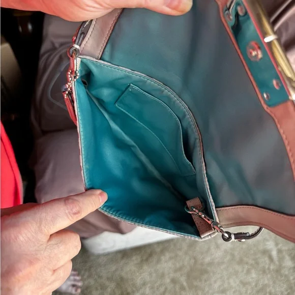 Coach Beige Signature Shoulder Bag - Picture 3 of 3